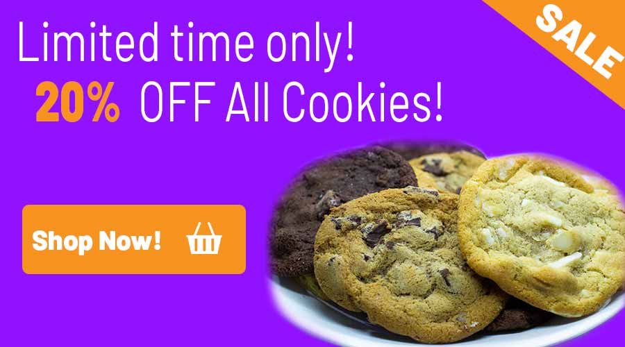 20% off all cookies!